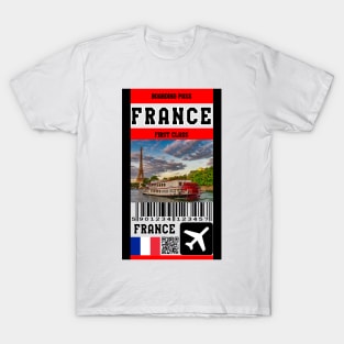 France first class boarding class T-Shirt